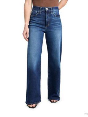 JOE'S JEANS The Mia Petite Wide Leg High Rise Jeans